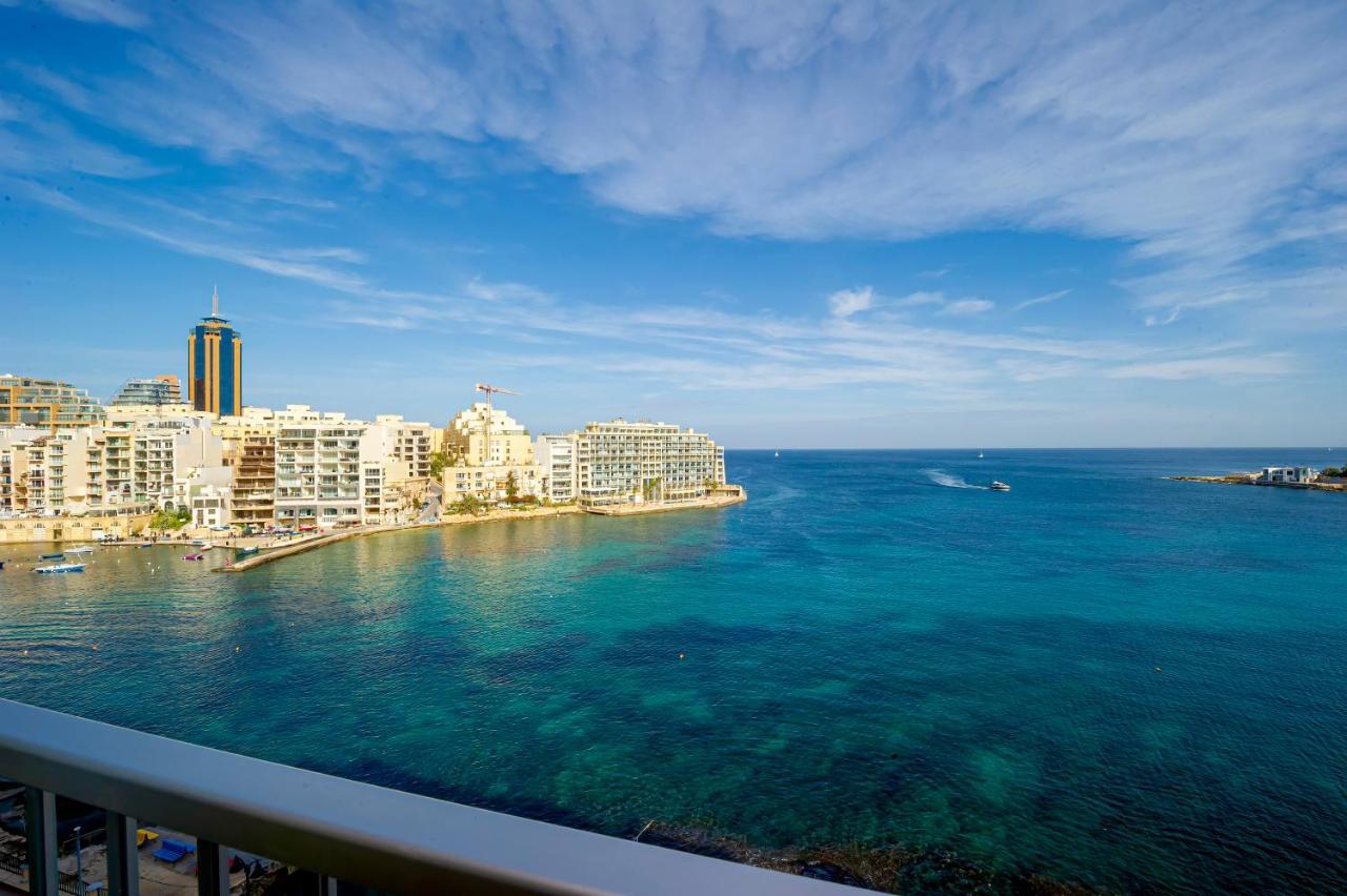 Spinola Bay Top Floor Seafront 3 Bedroom Apartment With Panoramic Sea Views - By Getawaysmalta Saint Julian's Exterior photo