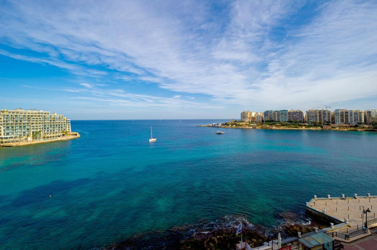 Spinola Bay Top Floor Seafront 3 Bedroom Apartment With Panoramic Sea Views - By Getawaysmalta Saint Julian's Exterior photo