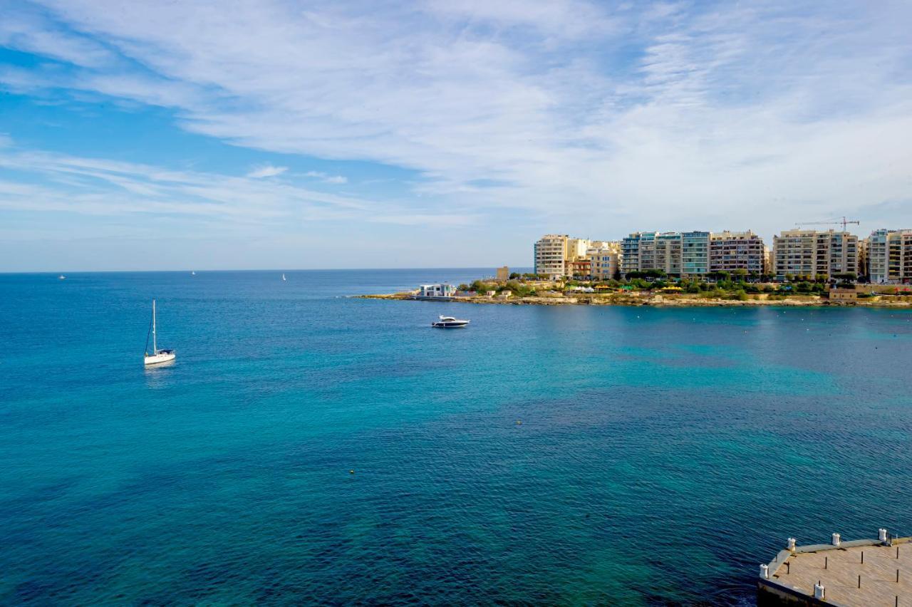 Spinola Bay Top Floor Seafront 3 Bedroom Apartment With Panoramic Sea Views - By Getawaysmalta Saint Julian's Exterior photo
