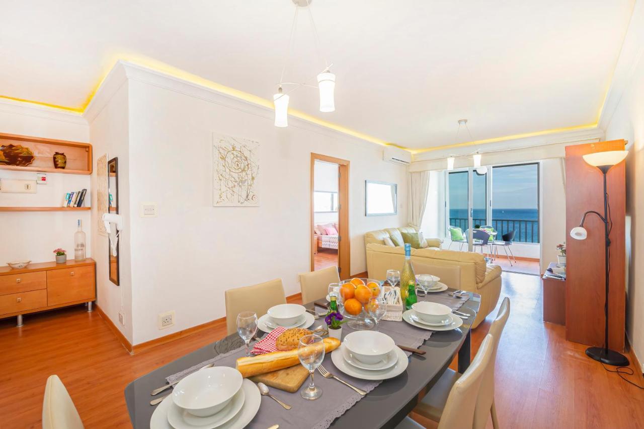 Spinola Bay Top Floor Seafront 3 Bedroom Apartment With Panoramic Sea Views - By Getawaysmalta Saint Julian's Exterior photo