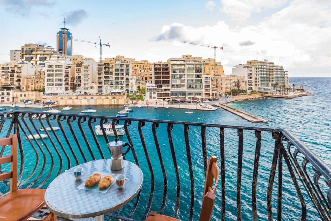Spinola Bay Top Floor Seafront 3 Bedroom Apartment With Panoramic Sea Views - By Getawaysmalta Saint Julian's Exterior photo